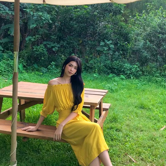 ALANTINO OFF THE SHOULDER DRESS - Picture 8 of 8